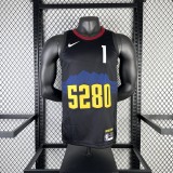 Denver Nuggets Black City Edition  #1 PORTER JR. 1:1 Quality NBA  Season Jerseys 2024