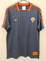 Spain T-shirt Retro leisure  Grey 1:1 Quality Soccer Jersey 26-27 (2026)