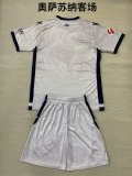 CA Osasuna away kids  1:1 Quality Soccer Jersey   24-25