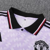 Manchester United Polo Fans Purple 1:1 Quality Soccer Jersey  25-26