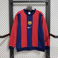 Barcelona Hoodie Red Blue Jacket  Tracksuit  1:1 Quality Soccer Jersey  25-26