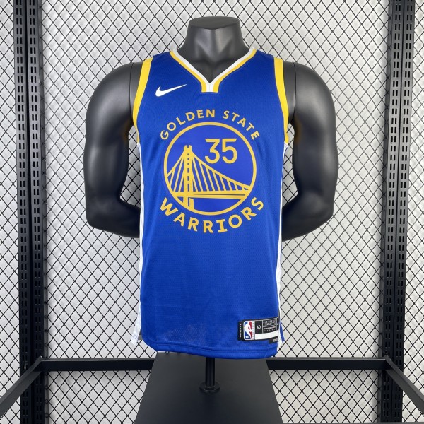 Golden State Warriors  V-neck blue #35 DURANT 1:1 Quality NBA Season Jerseys 2023