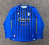 Chivas (Guadalajara ) Away  Long Sleeve Player 1:1 Quality Soccer Jersey  26-27