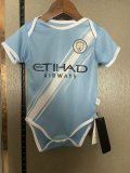 Manchester city  Baby  home  1:1 Quality Soccer Jersey    25-26