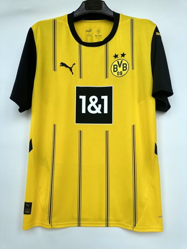 Dortmund home Fans 1:1 Quality Soccer Jersey   24-25
