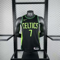 Boston Celtics City Edition  #7 BROWN NBA Jerseys  2025