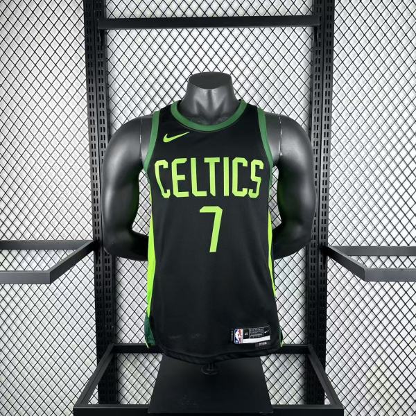 Boston Celtics City Edition  #7 BROWN NBA Jerseys  2025
