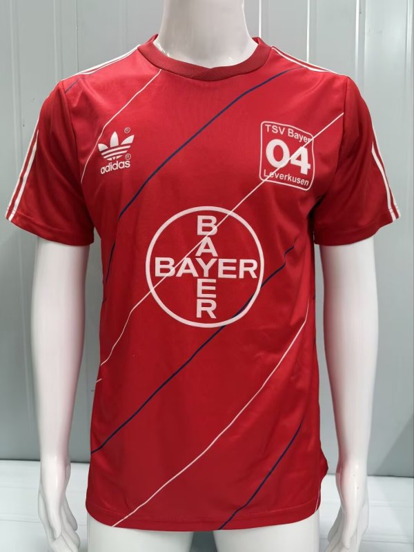 Retro  Leverkusen  Home Fans 1:1 Quality Soccer Jersey   1987-1988