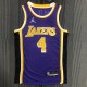 Los Angeles Lakers  75 year Jordan Pruple #4 RONDO 1:1 Quality NBA Season Jerseys