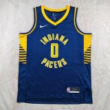 Indiana Pacers Blue #0 HALIBURTON 1:1 Quality NBA Jerseys