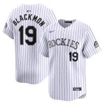MLB ROCKIES White #19 BLACKMON 1:1 Quality Baseball  Jerseys