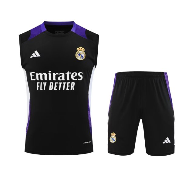 Real Madrid Training clothing Vest set 1:1 Quality Soccer Jersey    24-25