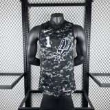 San Antonio Spurs camouflage #1 WEMBANYAMA 1:1 Quality NBA  Season Jerseys