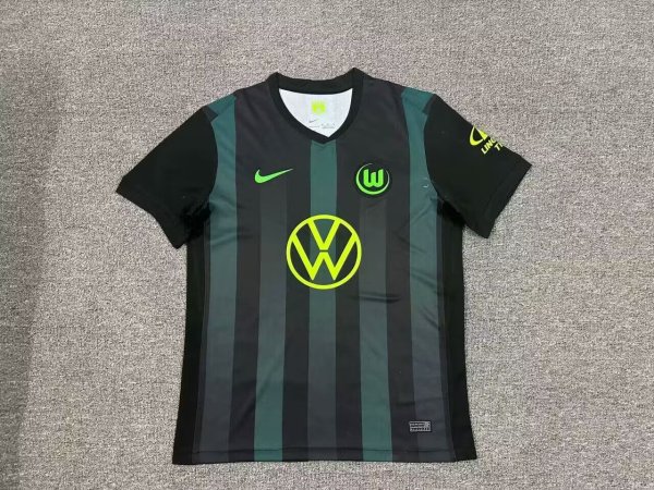 Wolfsburg away Fans  1:1 Quality Soccer Jersey   24-25