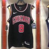Chicago Bulls Black #8 LAVINE 1:1 Quality NBA  Season Jerseys