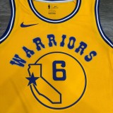 Golden State Warriors Yellow  #6 YOUNG CURRY 1:1 Quality NBA Season Jerseys