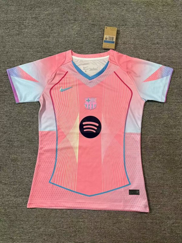 Barcelona Special Edition  Women Fans 1:1 Quality Soccer Jersey 25-26