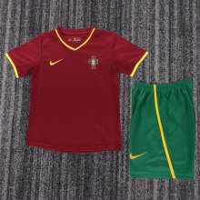 Retro Portugal Home Kids  1:1 Quality Soccer Jersey 2000