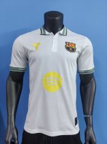 Barcelona Polo Fans  White 1:1 Quality Soccer Jersey  26-27