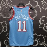 Chicago Bulls Blue #11 DEROZAN  1:1 Quality NBA  Season Jerseys