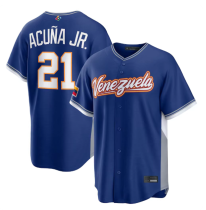 MLB Venezuela #17 ACUNA JR 1:1 Quality Baseball  Jerseys   World Cup