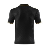 Real Madrid  Polo Retro Fans Black stripe inkjet 1:1 Quality Soccer Jersey  25-26