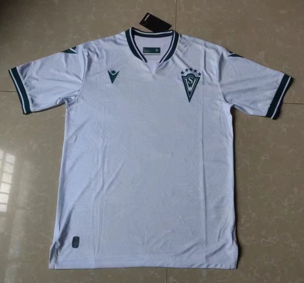 Santiago Wanderers away fans 1:1 Quality Soccer Jersey   24-25
