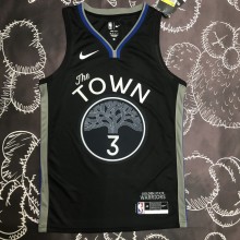 Golden State Warriors Grey Retro  #3 POOLE 1:1 Quality NBA Season Jerseys 2020