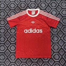 Adidas Clover T-shirt  Red 1:1 Quality Soccer Jersey  25-26