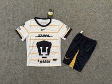 Pumas kids  home Fans 1:1 Quality Soccer Jersey   25-26