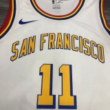 Golden State Warriors White San Francisco #11 THOMPSON 1:1 Quality NBA Season Jerseys