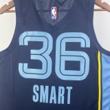 Memphis Grizzlies Blue #36 SMART 1:1 Quality NBA Jerseys 2023