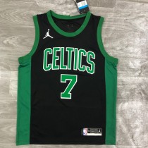Boston Celtics Black #7 BROWN  1:1 Quality NBA Jerseys  2021