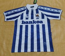 Retro Real Sociedad home  fans   1:1 Quality Soccer Jersey  1994-1995