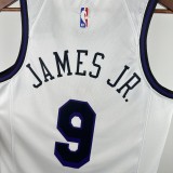 Los Angeles Lakers  City Edition White #9 JAMES JR.1:1 Quality NBA Season Jerseys  2023