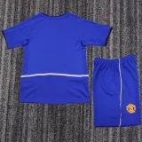 Retro Manchester United home  Kids  1:1 Quality Soccer Jersey  2002-2003
