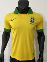 Retro Brazil  Yellow 1:1 Quality Soccer Jersey   2013