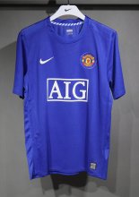 Retro Manchester United Away player   1:1 Quality Soccer Jersey   2008-2009