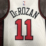Chicago Bulls City Edition  White  #11 DEROZAN  1:1 Quality NBA  Season Jerseys  2023