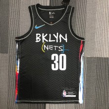 Brooklyn Nets City Edition graffiti Black #30 CURRY 1:1 Quality NBA  Season Jerseys 2021