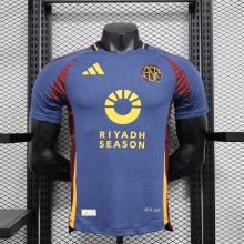 Roma away Player （with logo ）1:1 Quality Soccer Jersey  24-25