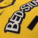 Brooklyn Nets Commemorate Edition Yellow #72 BIGGIE 1:1 Quality NBA  Season Jerseys 2020