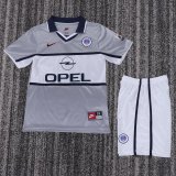 Retro PSG Paris away Kids  1:1 Quality Soccer Jersey 2000-2001