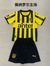 Penarol  home  kids  1:1 Quality Soccer Jersey   24-25