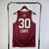 Golden State Warriors Red All-Star #30 GREEN  1:1 Quality NBA Season Jerseys 2024
