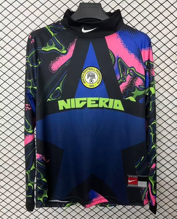 Nigeria Hollywood Goalkeeper Long Sleeve Fans 1:1 Quality Soccer Jersey 26-27 (2026)