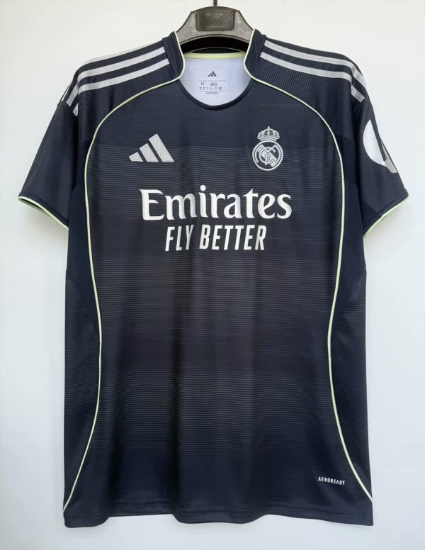 Real Madrid away  fans 1:1 Quality Soccer Jersey   25-26