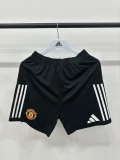 Manchester United Home Pants  Player  Shorts 1:1 Quality Soccer Jersey   25-26