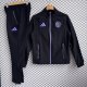 Manchester United Windbreaker Sets With pants  Black 1:1 Quality Soccer Jersey  25-26