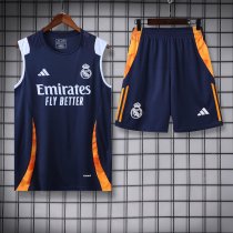 Real Madrid Training clothing Vest set 1:1 Quality Soccer Jersey    24-25